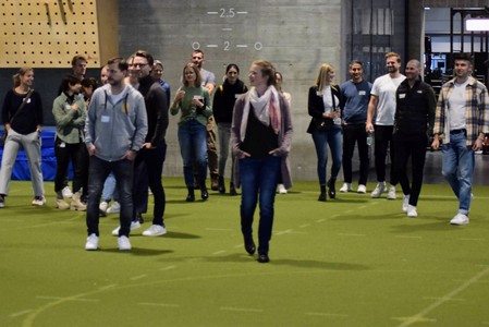 Teilnehmer Cenplex-Veranstaltung OYM Trainingsfläche