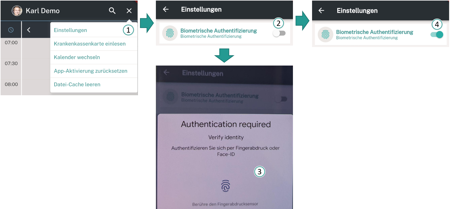 Einstellungen &ouml;ffnen