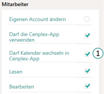Benutzerrecht definieren