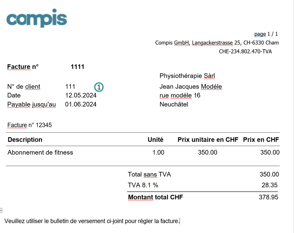 Date de la commande
