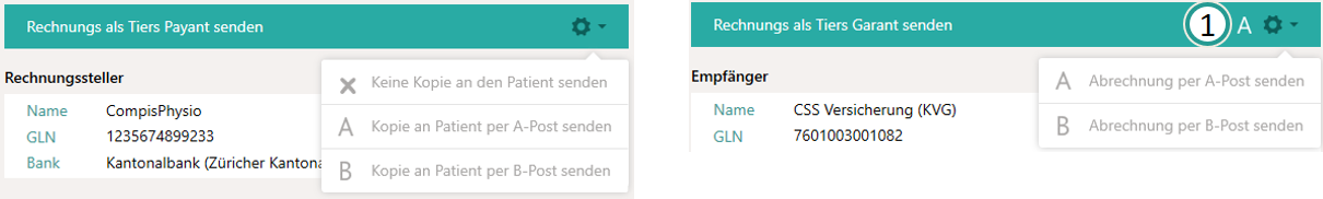 Auswahl Tier Payant/Tier Garant