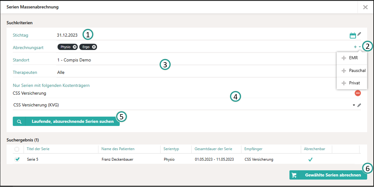 Facturer plusieurs s&eacute;ries &agrave; la fois
