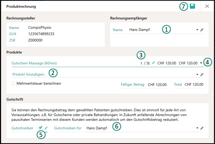 Produktrechnung
