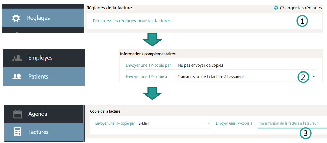 Réglages