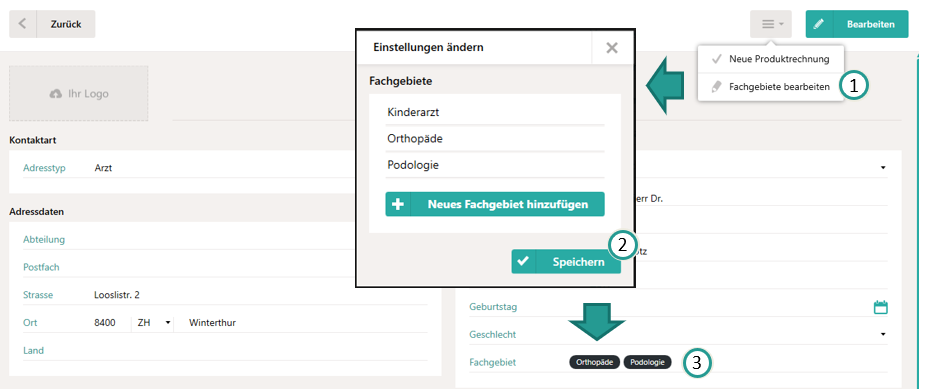 Fachgebiete