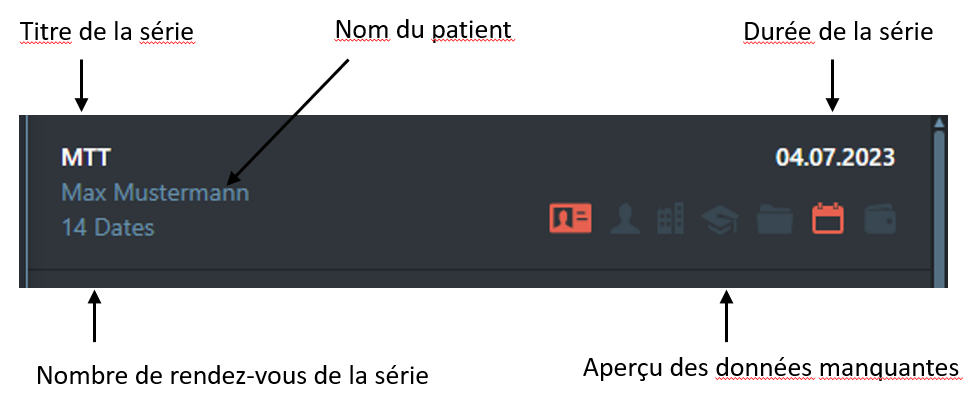 Détail de la série