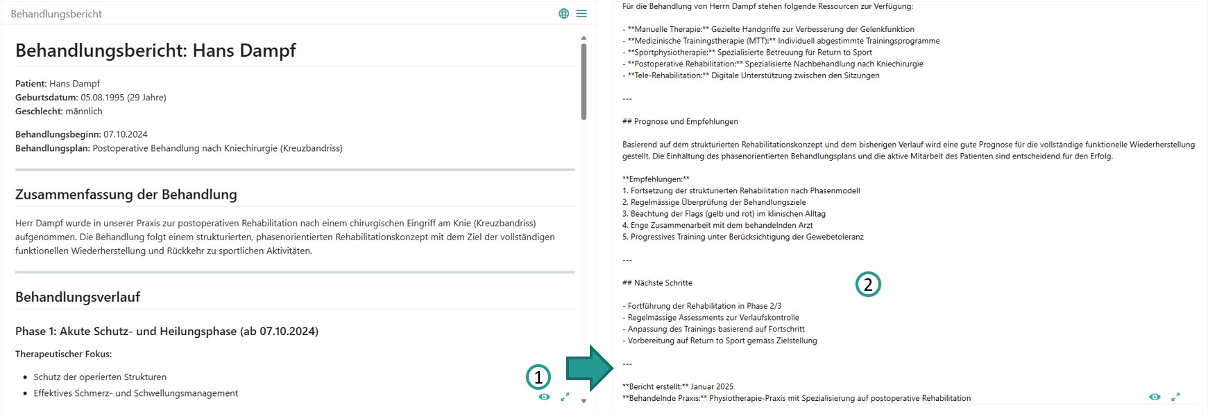 Markdown-Ansicht