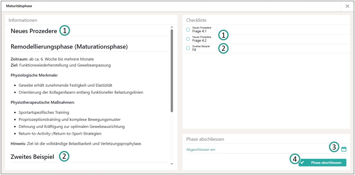 Phasen-Infodialog