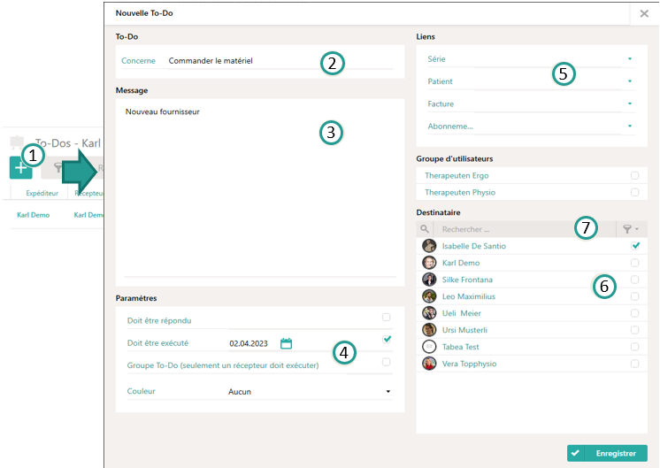 Cr&eacute;er une To-Do