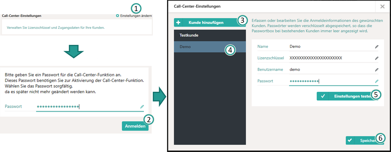 Call-Center Verwaltung