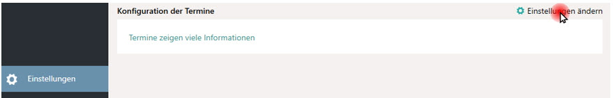 Terminkonfigurator &ouml;ffnen