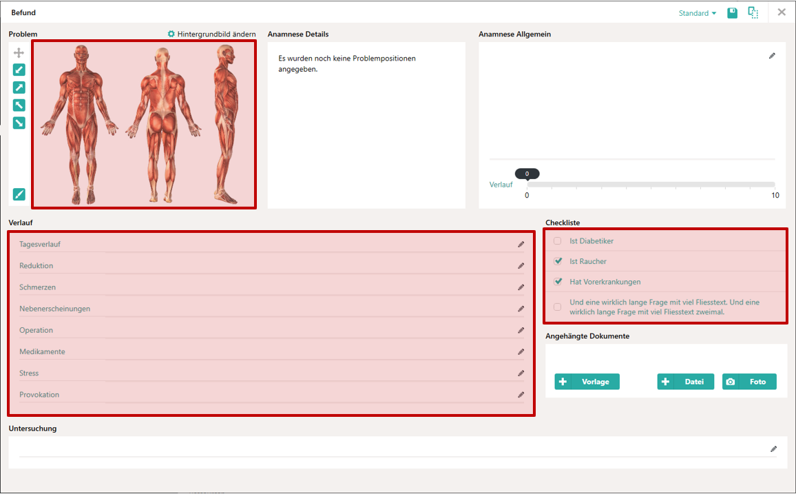 Konfigurierbarer Bereich