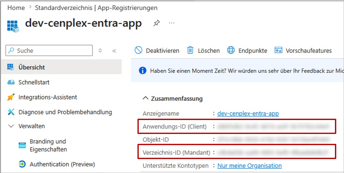 Registrierung abschliessen