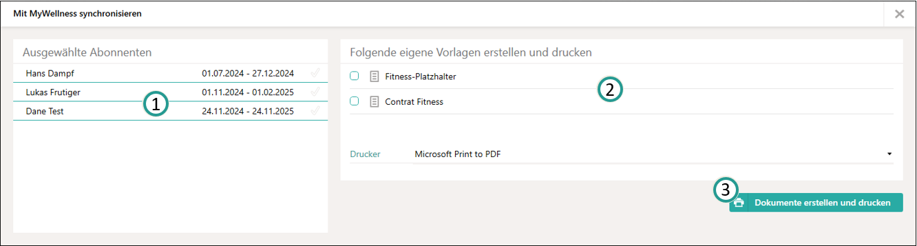Dokumente drucken