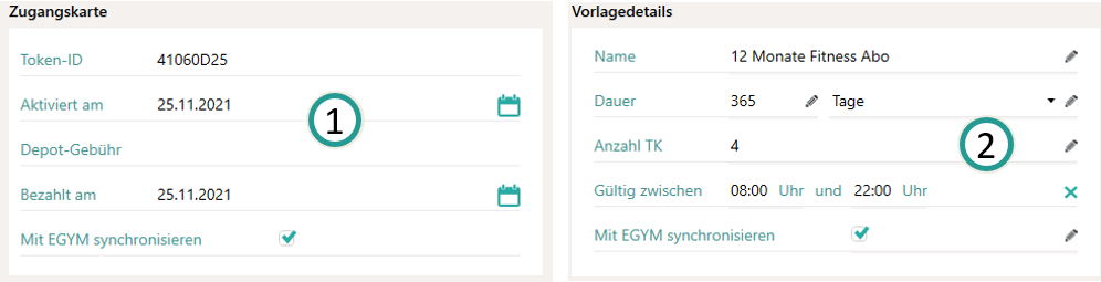 EGYM-Synchronisation ausschalten