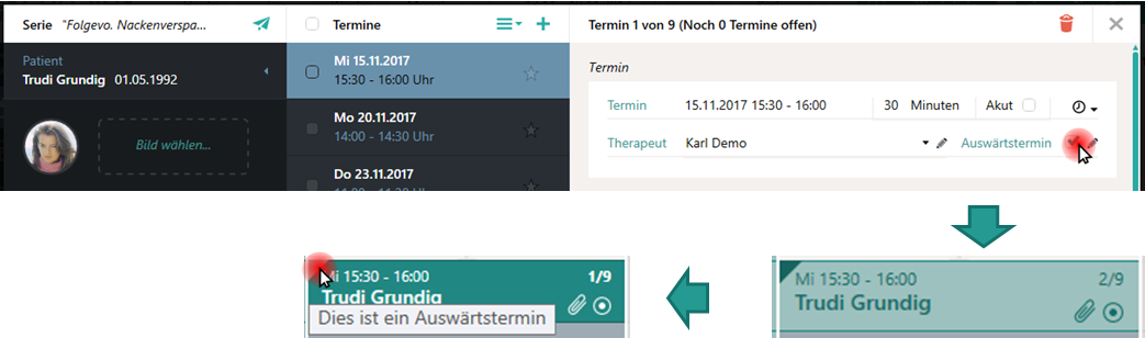 Auswärtstermin