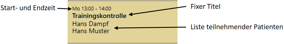 Allgemeintermin-Details