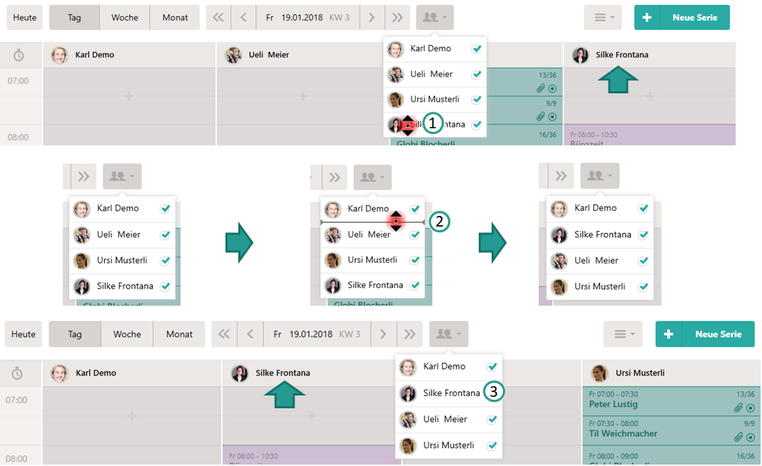 Reihenfolge &auml;ndern