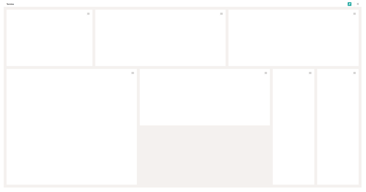 Dashboard neu konfigurieren