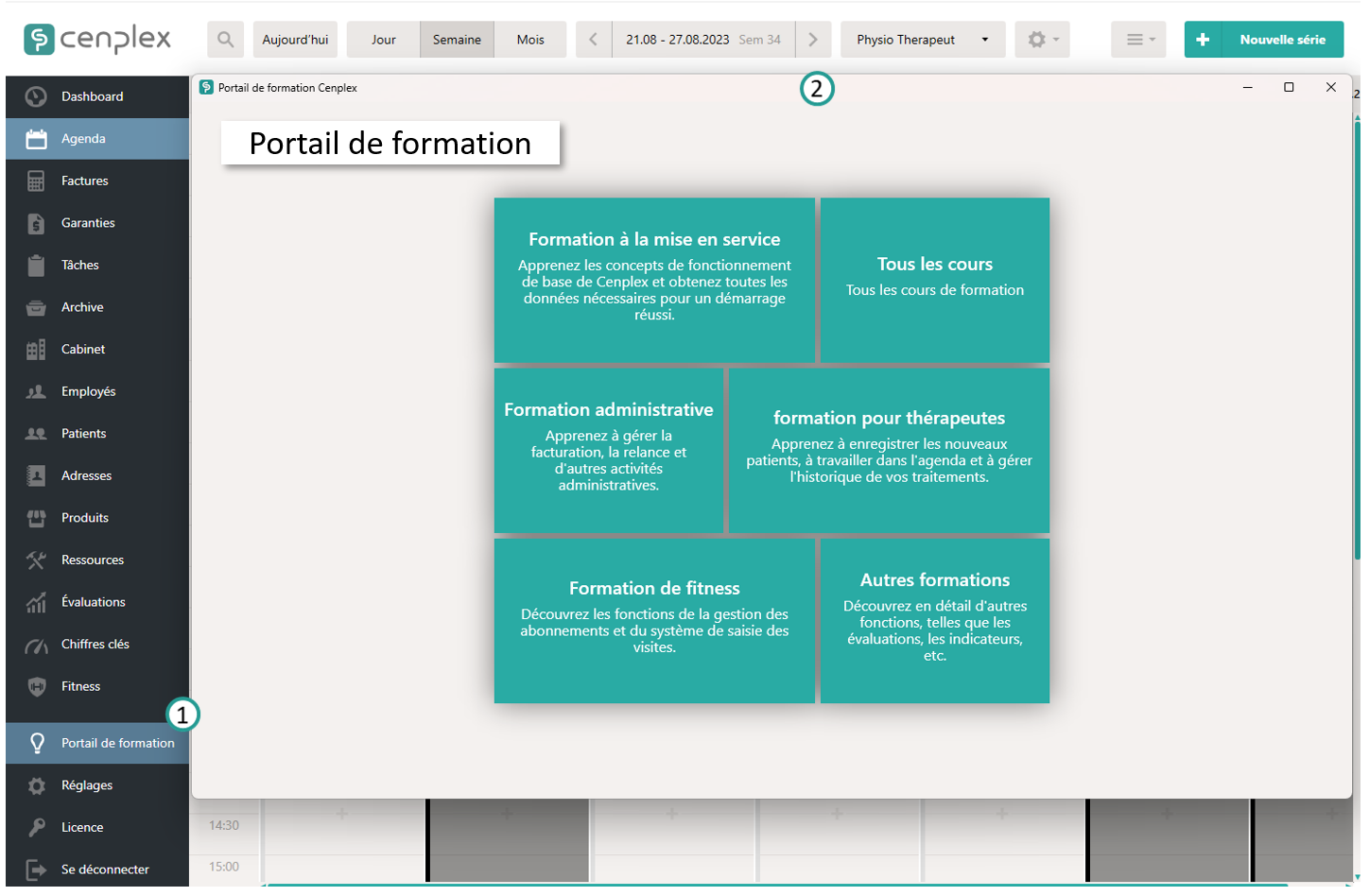 Portail de formation