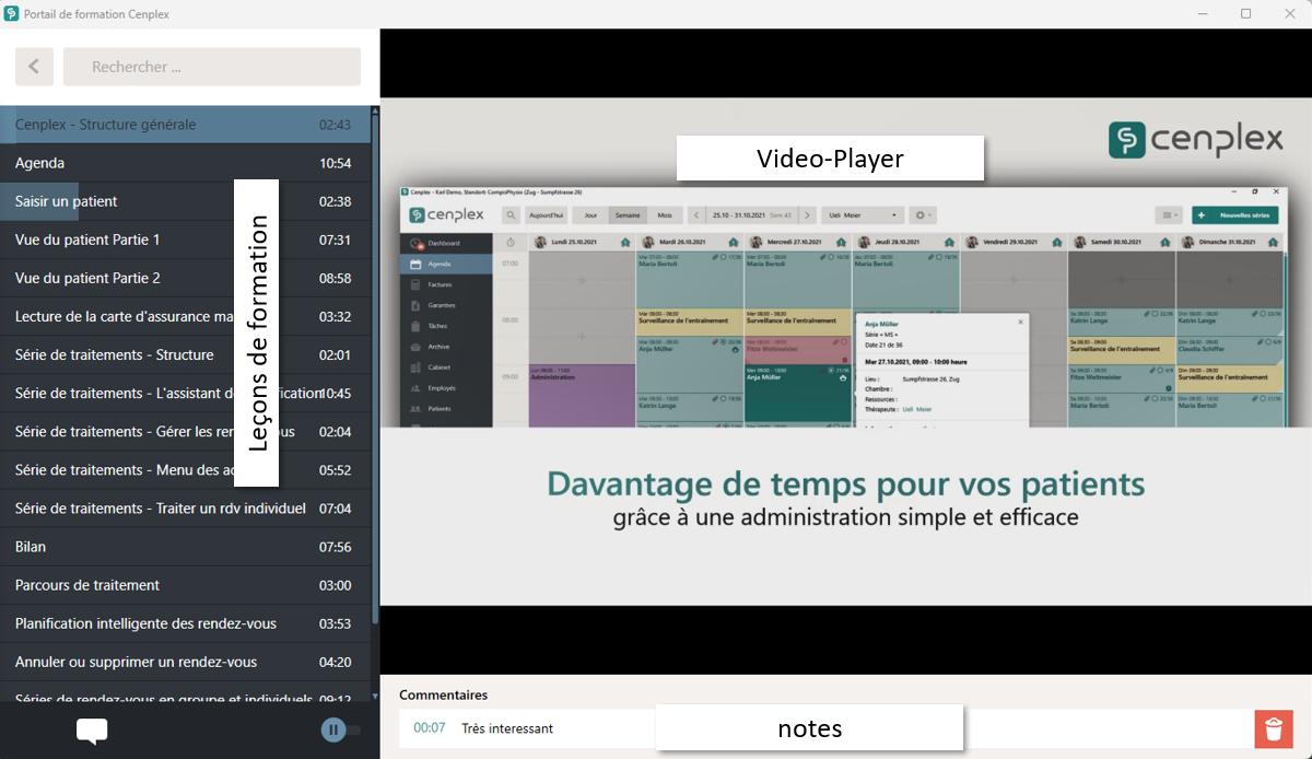 Exemple de formation