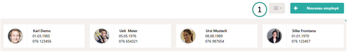 Employ&eacute;s