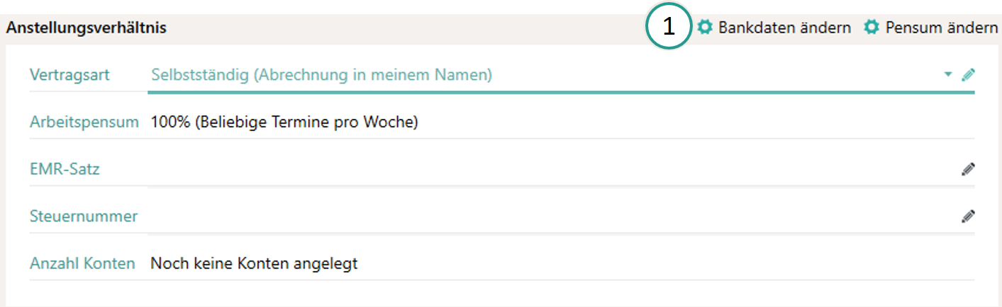 Bankdaten
