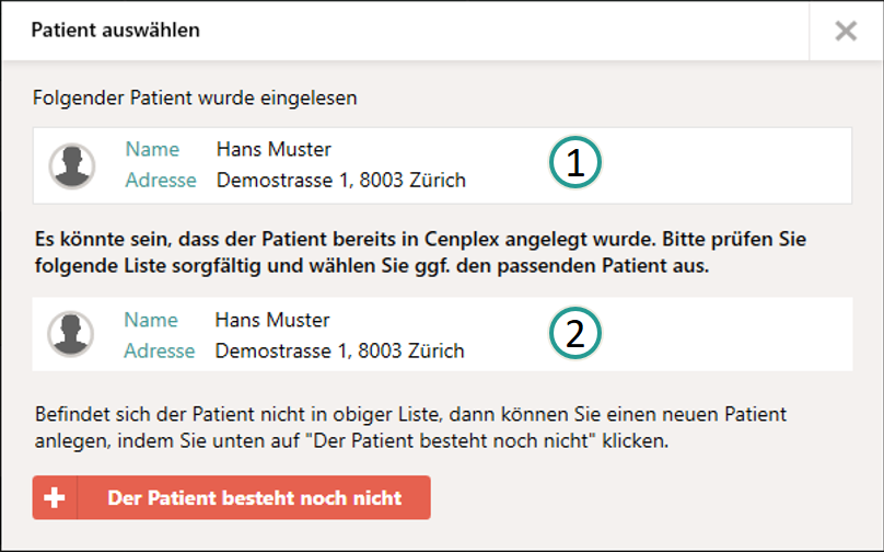 Patientenprüfung