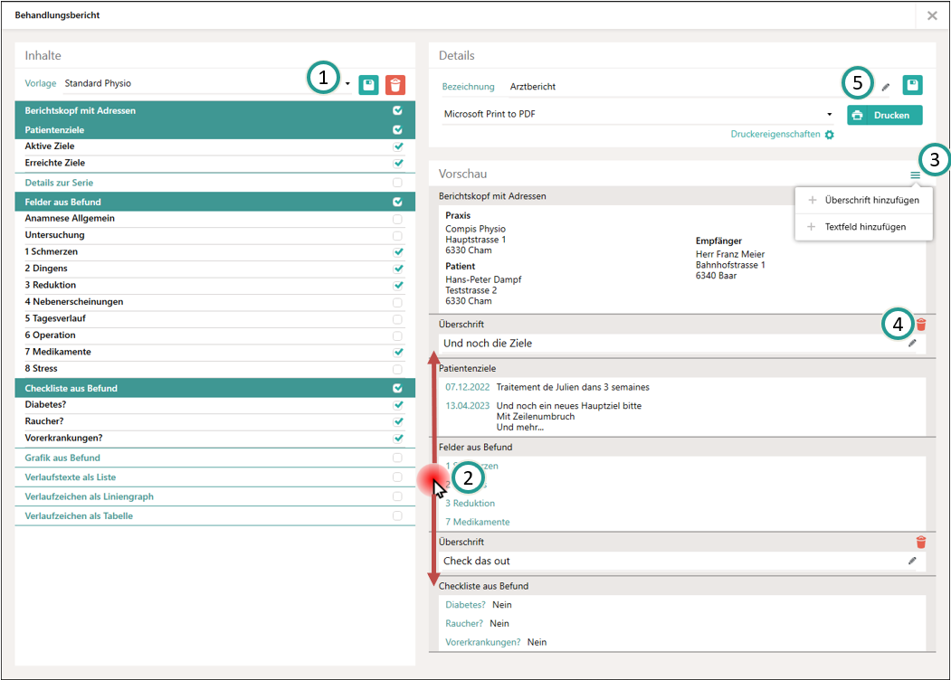 Behandlungsbericht definieren