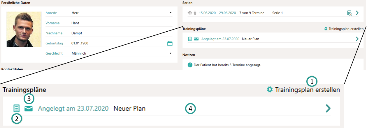 Gérer les plans d'entraînement