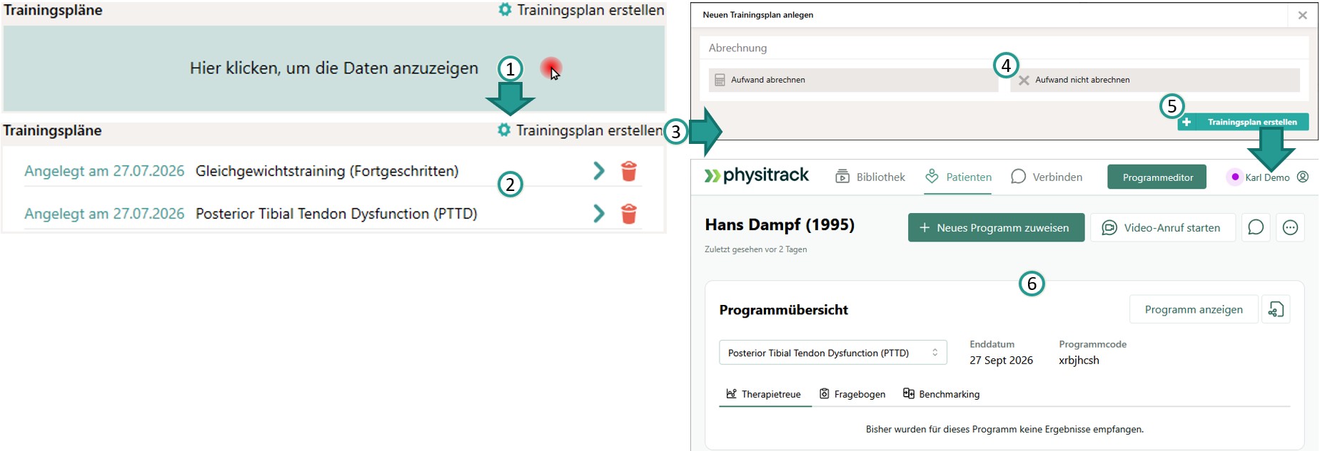 Gérer les programmes d'entraînement Physitrack Gérer les programmes d'entraînement Physitrack