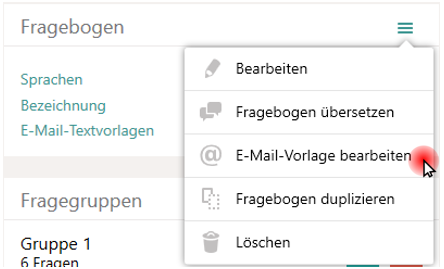 E-Mail-Vorlage