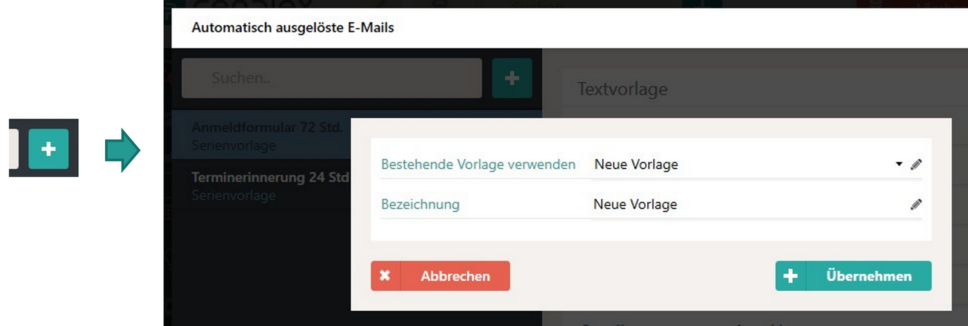 E-Mailvorlagen wiederverwenden