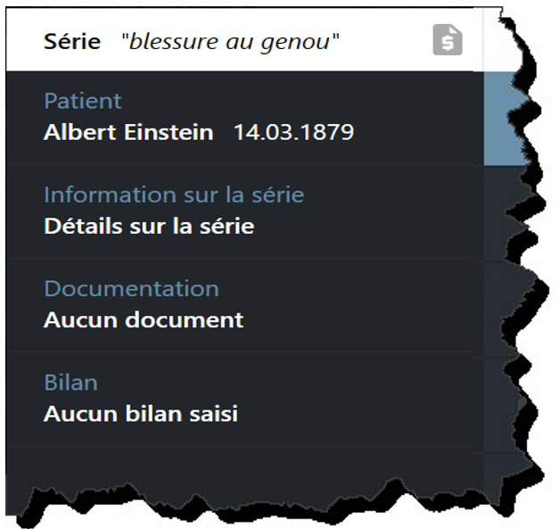 S&eacute;rie existante