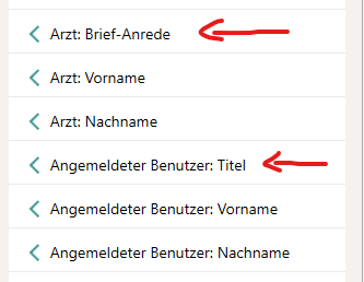 Neue Platzhalter