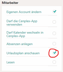 Urlaubskalender f&uuml;r alle