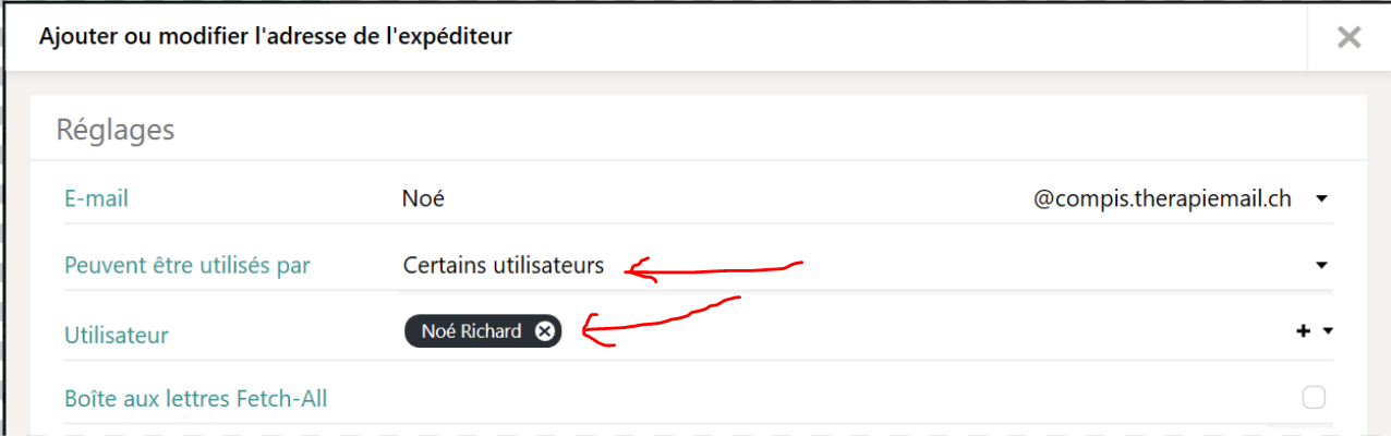 D&eacute;finir l'autorisation