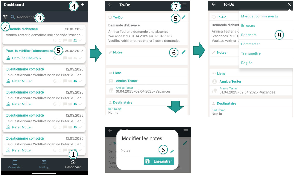 Liste des To-Dos-Liste