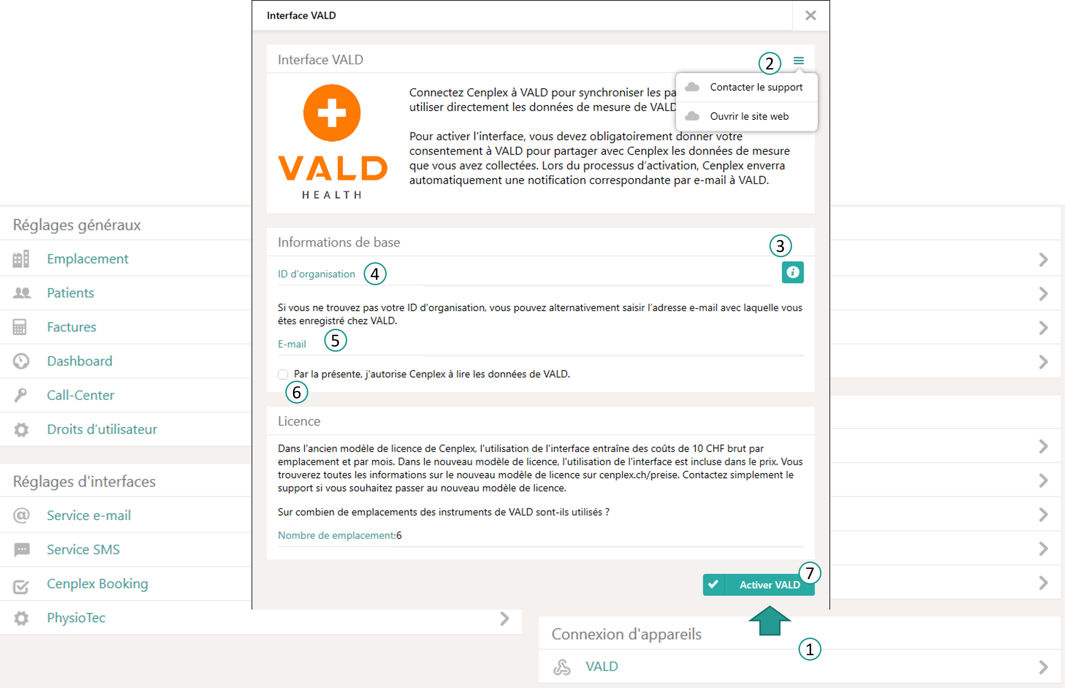 activer VALD