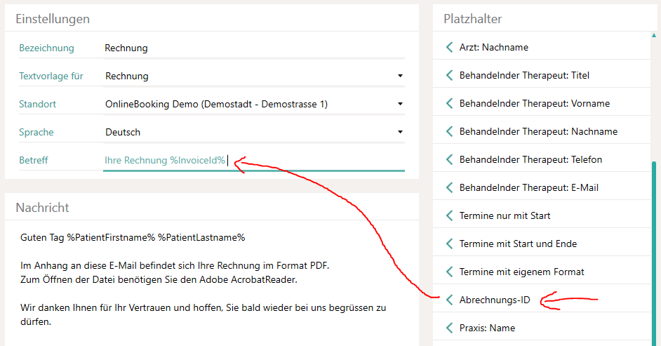 Neuer Platzhalter