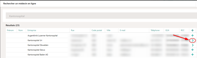 Utiliser l'adresse existante