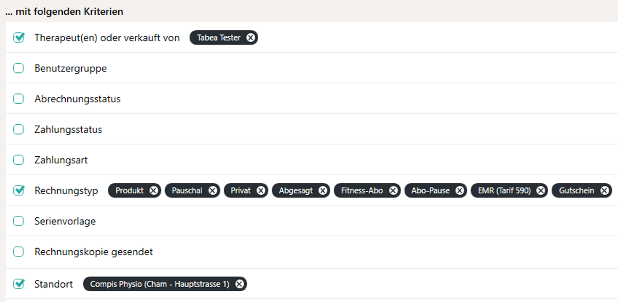 weitere Filterm&ouml;glichkeiten