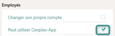 Modifier les accès utilisateur